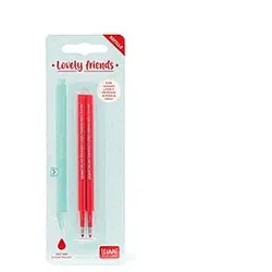 Legami Nachfüll Set 2er Lovely Friends rot