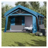 vidaXL Kuppelzelt Blau/Grau
