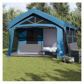 vidaXL Kuppelzelt Blau/Grau