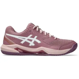 Asics Damen Gel-Dedicate 8 Padel Sneaker, LILA Oxid/Weiss, 41.5 EU - 41.5 EU