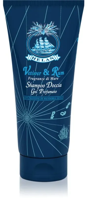 Helan Vetiver & Rum Shampoo und Duschgel für Herren 200 ml