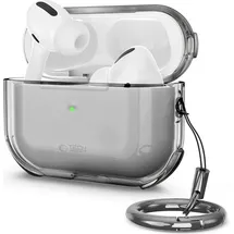 TECH-PROTECT Bounce Schutzhülle für AirPods Pro 3 mit Schlüsselanhänger Transparent Schwarz