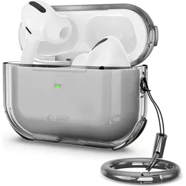 TECH-PROTECT Bounce Schutzhülle für AirPods Pro 3 mit Schlüsselanhänger Transparent Schwarz