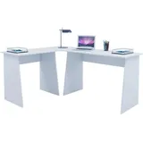 VCM Eckschreibtisch Masola Weiß