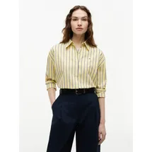 Tommy Hilfiger Hemdbluse SUMMER POPLIN LS BOXY SHIRT Gelb 42