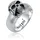 KUZZOI Ring Totenkopf 925Er