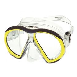 SubFrame Tauchmaske Medium Fit - transparent/gelb