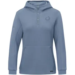 JAKO "Jugend trainiert" Zip Hoodie Pro Casual (smokey blue / Größe 42 / Damen)