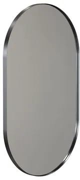 frost UNU Wandspiegel 4145 oval schwarz gebürstet - schwarz gebürstet