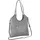 COLLEZIONE ALESSANDRO Cuir Schultertasche Leder Grau