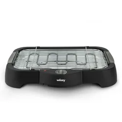 Wëasy Barbecue Electrique BBQ GBE40, Multifunktionaler Tischgrill, Innen-/Außengebrauch, Regulierbarer Thermostat, Fleisch Gemüse Fisch