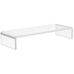 HOMCOM Monitorständer, BxHxL: 19 x 9 x 53 cm, transparent