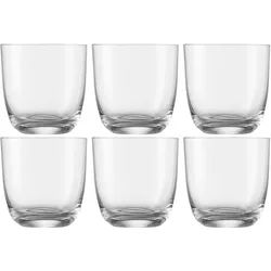 Becher EISCH  "104/14", transparent, H:9,1cm Ø:9,1cm, Kristallglas, Trinkgefäße, 6-teilig, hoch Bruchfestigkeit, 390 ml