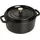 Staub Cocotte 24 cm rund schwarz