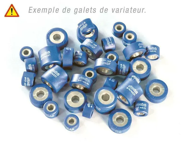 POLINI Variator Rollers 20x12mm 8gr - Set van 9