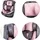 Chipolino Kindersitz i-Size Aviato (40 - 150 cm) Gruppe 0/1/2/3, verstellbar rosa - Rosa