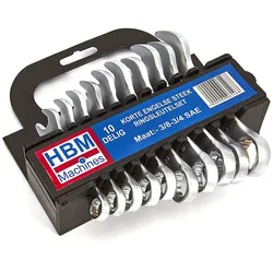 HBM 10-teiliger kurzer englischer Steckschlüsselsatz