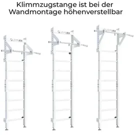 JEFlex ClimbMaxx Sprossenwand M6 aus Holz zur Verspannung zwischen Decke und Boden