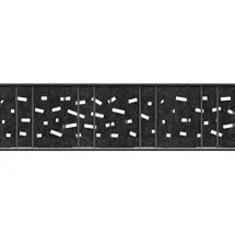 zaun|zu® Sichtschutzstreifen 260 x 0 cm Schwarzgrau Vlies