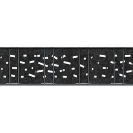 zaun|zu® Sichtschutzstreifen 260 x 0 cm Schwarzgrau Vlies