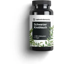Schwarzer Knoblauch – 45 Kapseln mit je 600mg – Wunderknolle mit S-Allylcystein – natürlich, laborgeprüft, vegan, hochdosiert & in Deutschland produziert 45 St