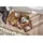 Wohnling Beistelltisch 2er-Set Braun Sheesham 0 x 0 cm