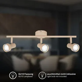 Briloner Deckenlampe 3-flg. schwenkbar Beige