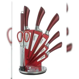 Cheffinger Messerblock 8-tlg. rot