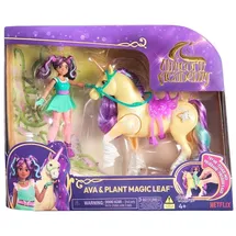 unicorn academy UCA Small Doll Ava & Plant Magic Leaf