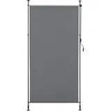 pro.tec Senkrechtmarkise 120 x 270 cm Dunkelgrau Polyester