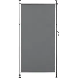 pro.tec Senkrechtmarkise 120 x 270 cm Dunkelgrau Polyester