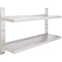 vidaXL Wandregal 120 x 30 cm Grau