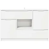 vidaXL Sideboard 100 x 30 x 65,6 cm Weiß