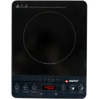 Alpina Induktionskochfeld, 2000 Watt, Schwarz