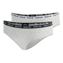 Replay Underwear REPLAY SLIP donna Style 1 T/C 2pcs Grau