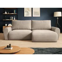 Beautysofa Ecksofa POSS - L-förmiges Ecksofa 253 cm mit