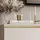 Lukmebel CELINE KASCHMIR TV-Lowboard 200 cm Beige/Gold Holzwerkstoff