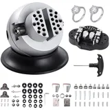 Vevor Kugelschraubstock, 3-Zoll-Gravur-Einstellwerkzeug, 360° drehbarer Gravurblock-Schraubstock, 70-teiliger Aufsatz,