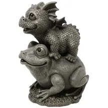 MystiCalls by Mayer Chess Dekofigur Gartendrache Frog Wetterfest 0 x 0 cm Grün