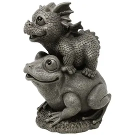 MystiCalls by Mayer Chess Dekofigur Gartendrache Frog Wetterfest 0 x 0 cm Grün