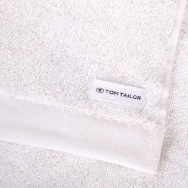 Tom Tailor Color Bath Handtuch 50 x 100 cm crisp white 2 St.