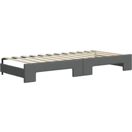 vidaXL Tagesbett 90 x 200 cm Dunkelgrau