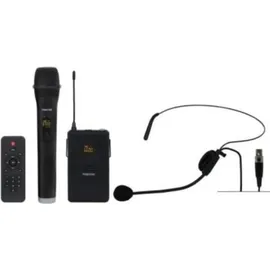 Fonestar MALIBU-312 Tragbare Bluetooth-Lautsprecher 250W 2 Mikrofone Karaoke Trolley Akku-Pack