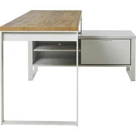 Jahnke Eckschreibtisch LOOP Eiche / Braun