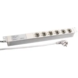 EFB-Elektronik Steckdosenleiste 6 x CEE 7/3 2 m Grau