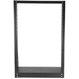 Startech StarTech.com 2 Post Server Rack - Open Rack - Audio-Video-Rack - Laborgestell - Offener Serverschrank - Computer-Rack - Freistehendes Rack - Verteilerrahmen (2POSTRACK16)