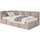 Selsey Jugendbett Cloudy 120 x 200 cm Kiefer Textil beige