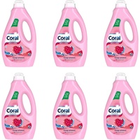 Coral Wolle & Feines Feinwaschmittel für schonende Reinigung 23WL (1.15 L) Colorwaschmittel (6-St)