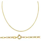 FIRETTI Collierkettchen FIRETTI "Schmuck Geschenk Gold 333 oder 585 Ankerkettengliederung 2,6 mm breit" Gr. 60, gold (gelbgoldfarben), Halsketten, Damen, 60, Gelbgold 585, B: 2,6mm, Made in Germany, B:2,6mm