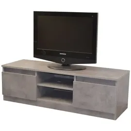moebel-direkt-online Heike TV-Rack 120 x 41 x 37 cm Grau Spanplatte/Holzwerkstoff